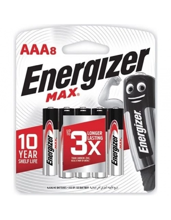 PILHA ALC ENERG MAX AAA8