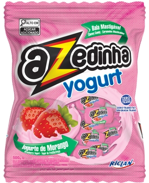 BALA MAST AZEDINHA YOGURTE MORANGO 500G