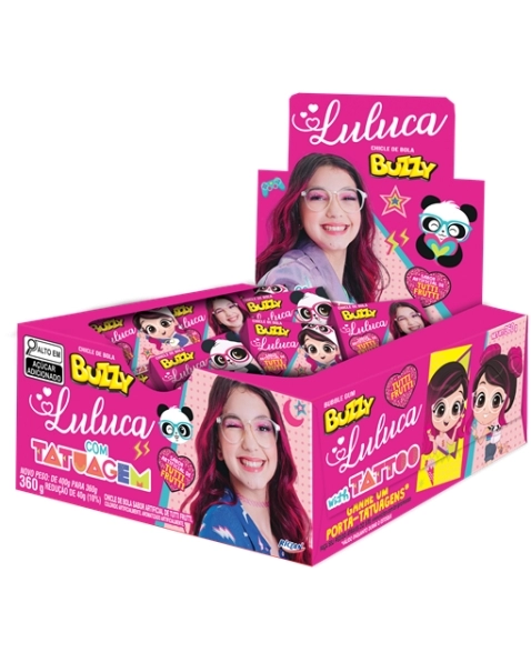 CHICLE BUZZY LULUCA TUTTI FRUTTI 90UN