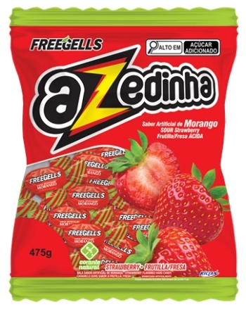 BALA FREEGELLS AZEDINHA MORANGO 475G