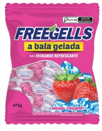 BALA FREEGELLS MORANGO 475G