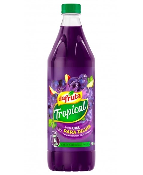 DAFRUTA TROPICAL MIST ALIM UVA 950ML