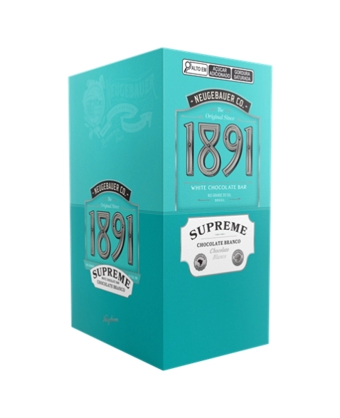 TABLETE 1891 SUPREME BRANCO 10X45G