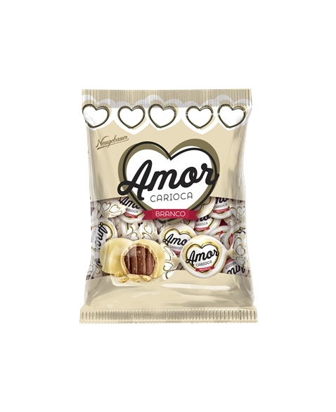 BOMBOM AMOR CARIOCA BRANCO 1X500G