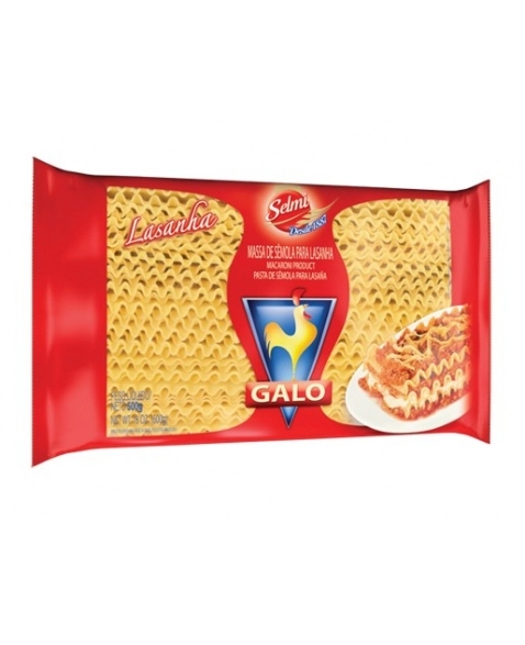 LASANHA GALO SEMOLA 500G