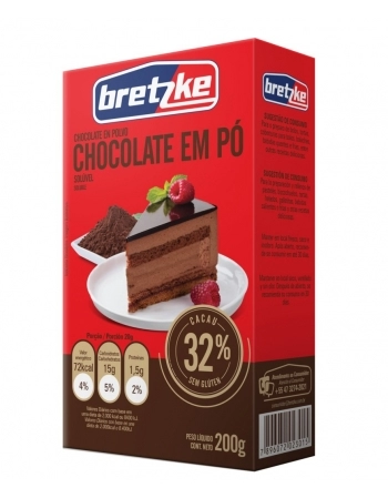 CHOCOLATE EM PO 32% BRETZKE DPL 200G