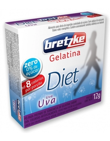 GELATINA BRETZKE DIET UVA 10G