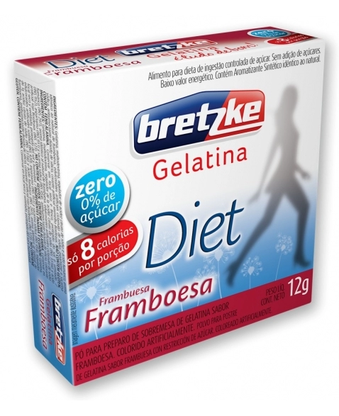 GELATINA BRETZKE DIET FRAMBOESA 10G