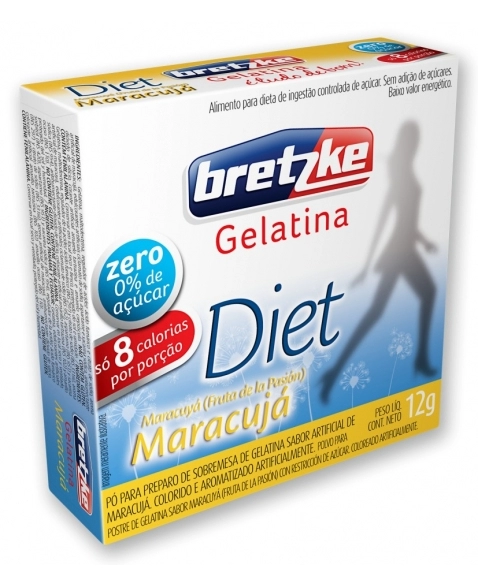 GELATINA BRETZKE DIET MARACUJA 10G