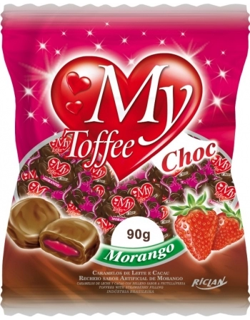 BALA MY TOFFEE CHOC MORANGO 90G