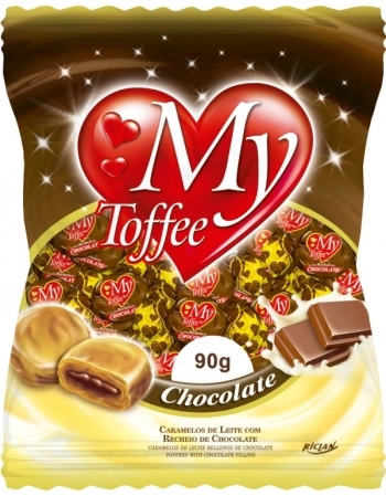 BALA MY TOFFEE LEITE CHOC 90G