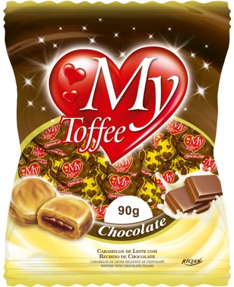 BALA MY TOFFEE LEITE CHOC 90G