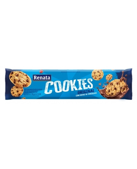 COOKIES RENATA BAUN GOTAS CHOC 100G