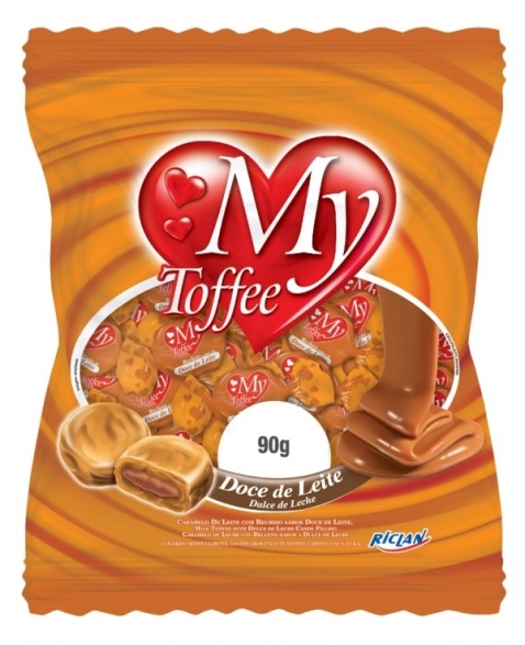 BALA MY TOFFEE DOCE DE LEITE 90G