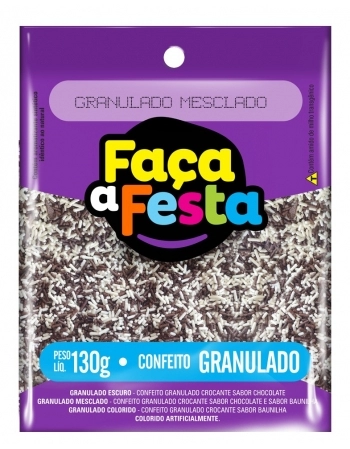 GRANULADO FACA A FESTA MESCLADO 130G