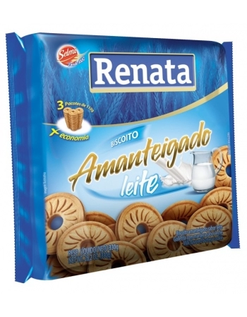 BISC RENATA AMANTEIGADO LEITE 330G