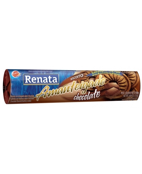 BISC RENATA AMANTEIGADO CHOCOLATE 133G