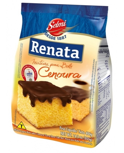 MISTURA BOLO RENATA CENOURA 400G