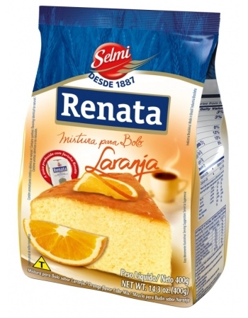 MISTURA BOLO RENATA LARANJA 400G