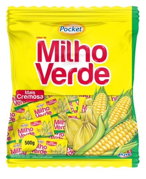 BALA POCKET MILHO VERDE 500G