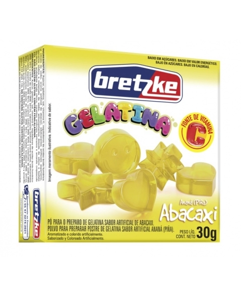 GELATINA BRETZKE ABACAXI 30G