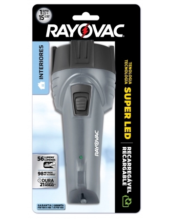 LANTERNA RAYOVAC REC S LED MED