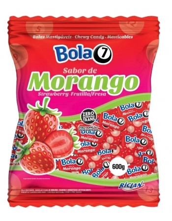 BALA MAST BOLA 7 MORANGO 600G