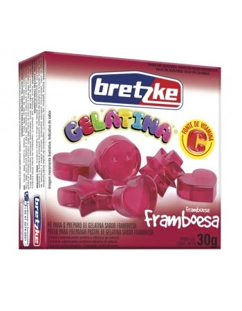 GELATINA BRETZKE FRAMBOESA 30G