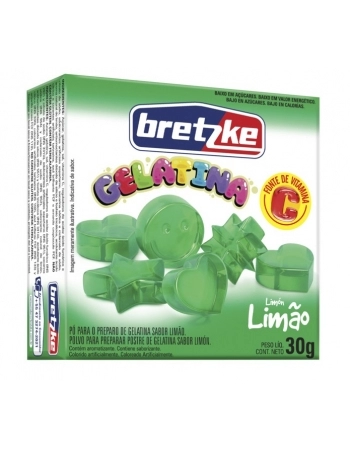 GELATINA BRETZKE LIMAO 30G