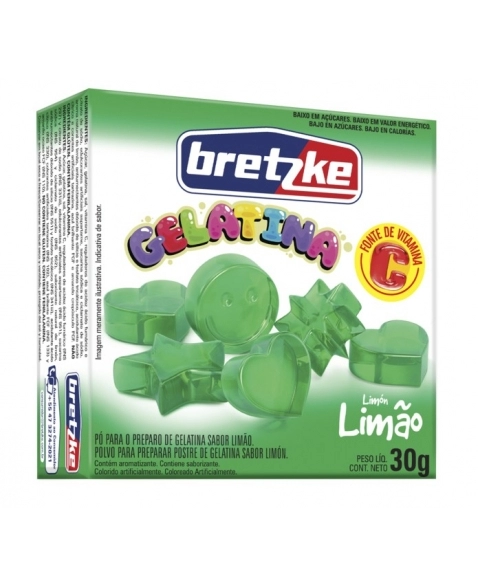 GELATINA BRETZKE LIMAO 30G