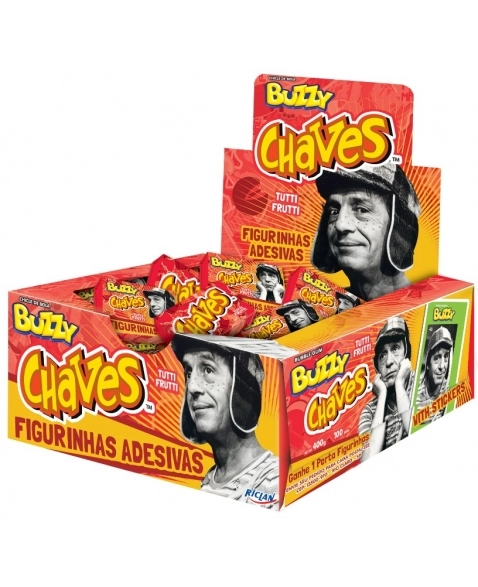 CHICLE BUZZY CHAVES TUTTI FRUTTI 100UN