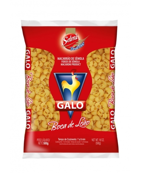 MAC GALO SEMOLA BOCA DE LEAO 500G