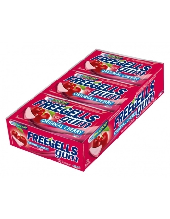 CHICLE FREEGELLS GUM ORIGIN CHERRY 15UN