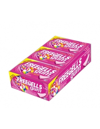 CHICLE FREEGELLS GUM TUTTI FRUTTI 15UN