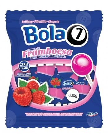 PIRULITO POP MANIA BOLA 7 FRAMB 50UN