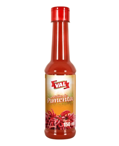 MOLHO DE PIMENTA VAL 150ML