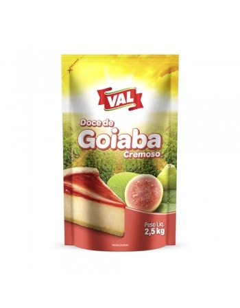 GOIABADA CREMOSA VAL POUCH 2,5KG