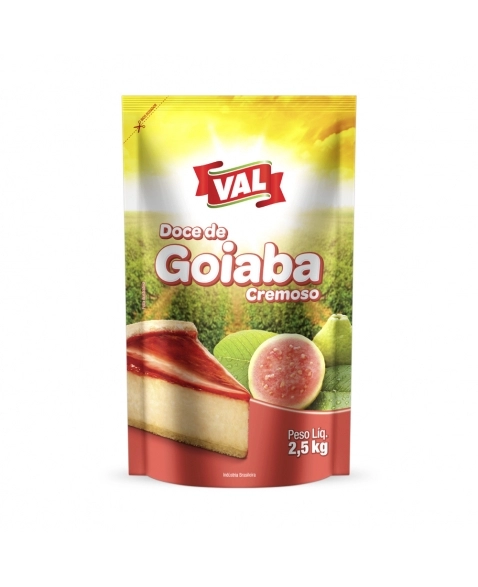 GOIABADA CREMOSA VAL POUCH 2,5KG