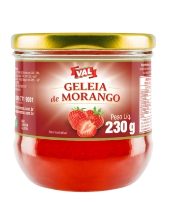 GELEIA DE MORANGO VAL COPO 230G