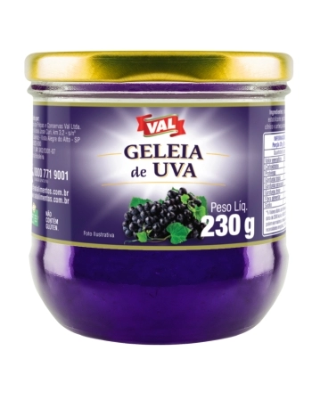 GELEIA DE UVA VAL COPO 230G