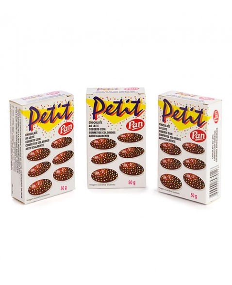 DRAGEE PETIT CHOC PAN DP 12X50G