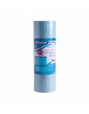 PANO BOB BOMPACK SLIM LIMP LEVE 28X50 35G AZUL 50UN