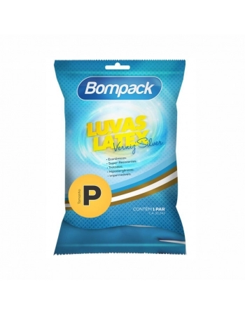 LUVA BOMPACK VERNIZ AZUL P